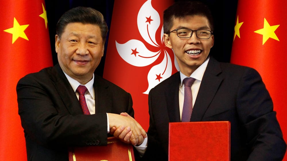 Is Joshua Wong hetting a medal from Xi Jinping? post image